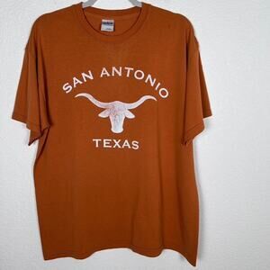 San Antonio, Texas Womens Sz L Sz L t-shirt Cowboy Cowgirl longhorn Graphic